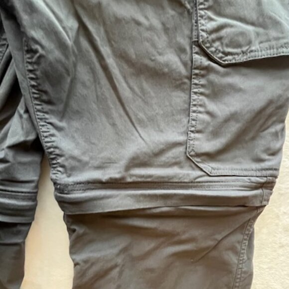 BC Clothing CO Gray Convertible Hiking Pants- Size L x 30 - Picture 6 of 11